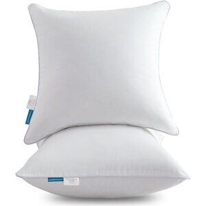 18"x18" Pillow Inserts (Set of 2) - Throw Pillow Inserts with 100%